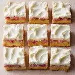 Rhubarb Custard Bars Recipe