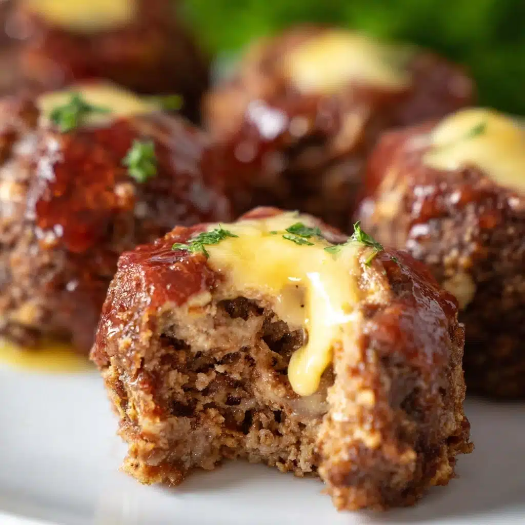 Cheesy Stuffed Meatloaf Bites Recipe - Recipe Image