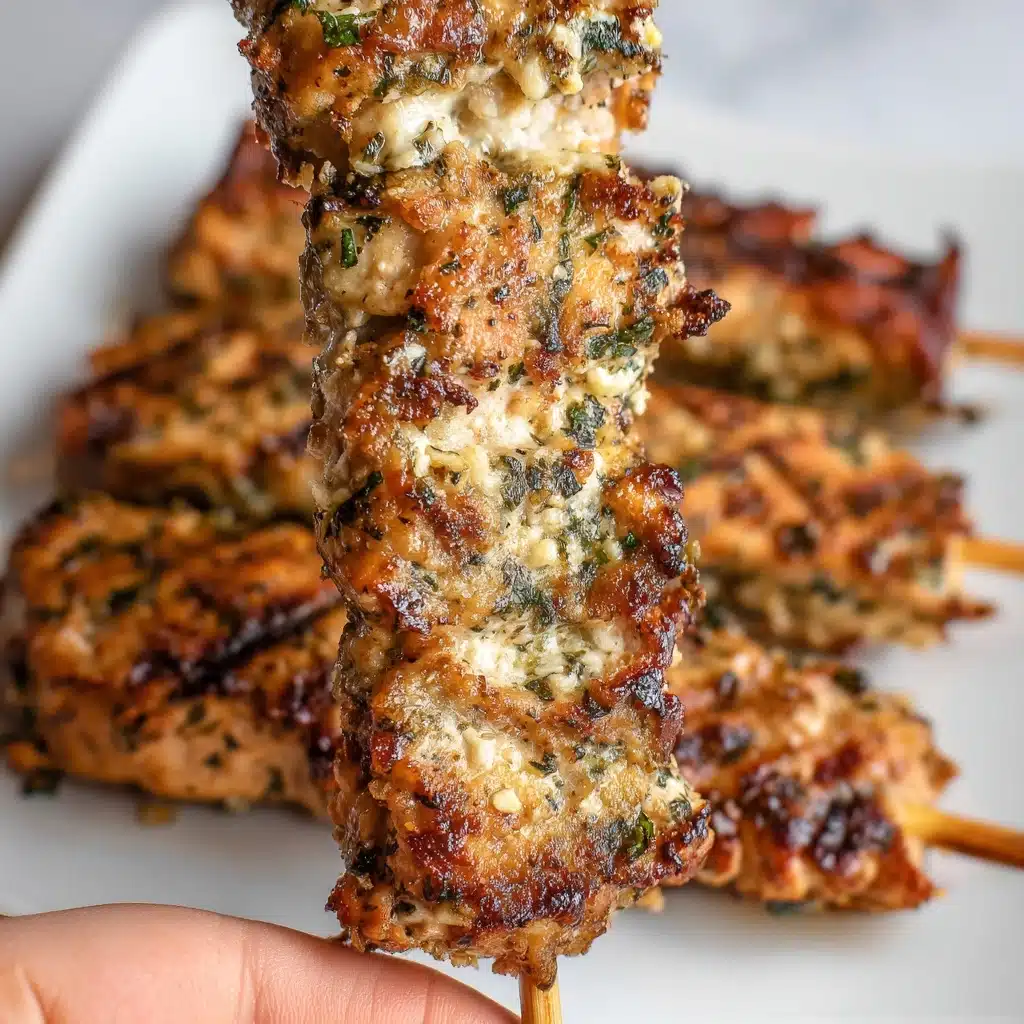 Ranch Garlic Parmesan Chicken Skewers Recipe - Recipe Image
