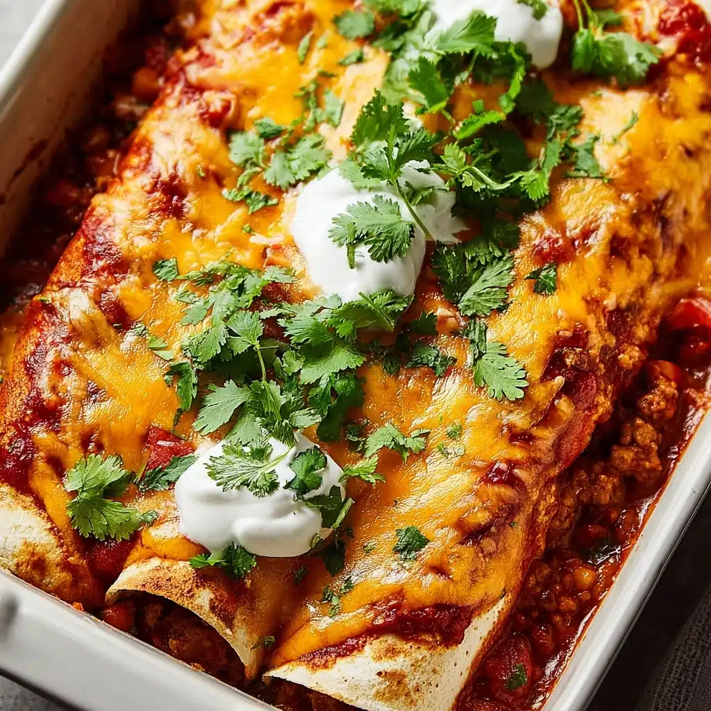 Ground Beef Enchiladas Recipe