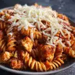 Garlic Parmesan Healthy Chicken Pasta Recipe