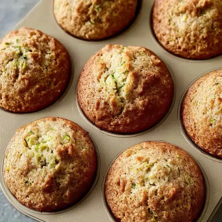 Soft Sour Cream Zucchini Muffins Recipe