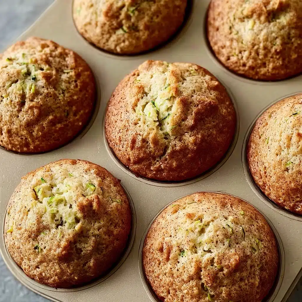 Soft Sour Cream Zucchini Muffins Recipe - Recipe Image