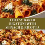 Baked Rigatoni with Spinach and Ricotta Recipe