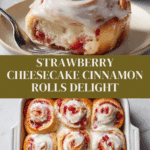 Strawberry Cheesecake Cinnamon Rolls Recipe