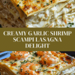 Garlic Butter Shrimp Scampi Lasagna Recipe