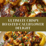 Crispy Roasted Cauliflower Recipe