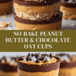 No-Bake Peanut Butter Oat Cups Recipe