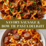 Italian Sausage With Bow Tie Pasta Recipe