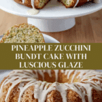 Pineapple Zucchini Bundt Cake with Pineapple Glaze Recipe
