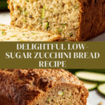 Low Sugar Zucchini Bread Recipe