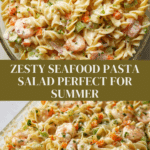 The BEST Seafood Pasta Salad Recipe