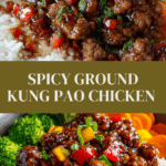 Ground Kung Pao Chicken (1 Pan!) Recipe