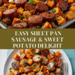 Sheet Pan Sausage and Sweet Potatoes Recipe