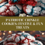 Patriotic Crinkle Cookies Recipe