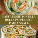 Fresh Vegetable Tortilla Roll Ups Recipe
