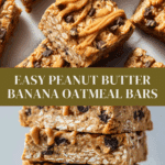 Peanut Butter Banana Chocolate Chip Oatmeal Bars Recipe
