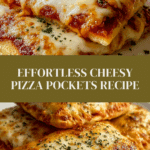 Homemade Easy Cheesy Pizza Pockets Recipe