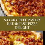 Puff Pastry Breakfast Pizza recipe
