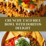Taco Rice Bowl with Doritos Recipe