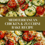 Mediterranean Chicken Zucchini Bake Recipe