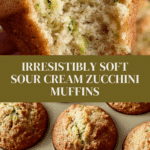 Soft Sour Cream Zucchini Muffins Recipe
