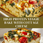 High-Protein Cottage Cheese Veggie Bake Recipe