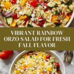 Rainbow Orzo Salad Recipe