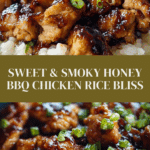 Honey BBQ Chicken Rice Recipe