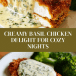 Chicken in Basil Cream Sauce Recipe