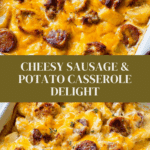 Cheesy Potatoes with Smoked Sausage Recipe