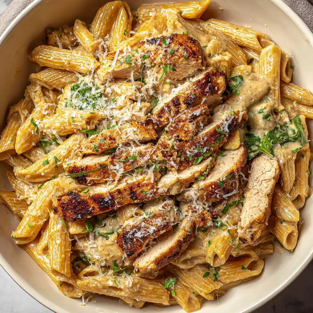 Garlic Parmesan Chicken Pasta Recipe - Recipe Image