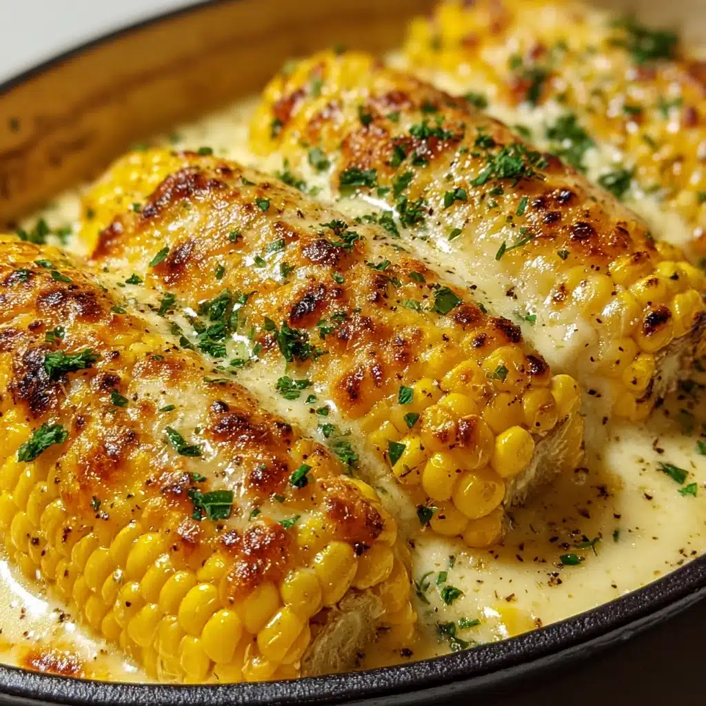 Cheesy Garlic Butter Corn on the Cob Recipe - Recipe Image