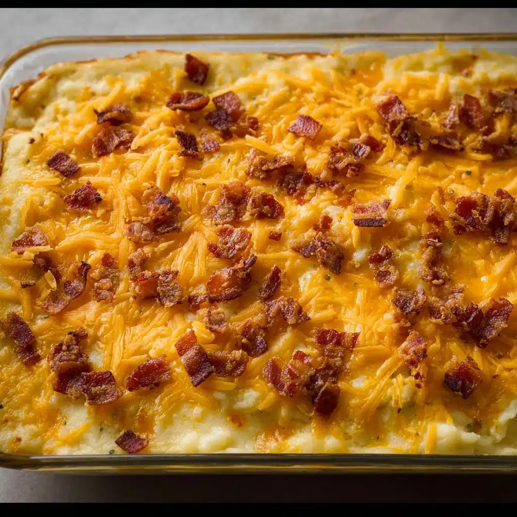 Cheesy Loaded Meatloaf Casserole Recipe - Recipe Image