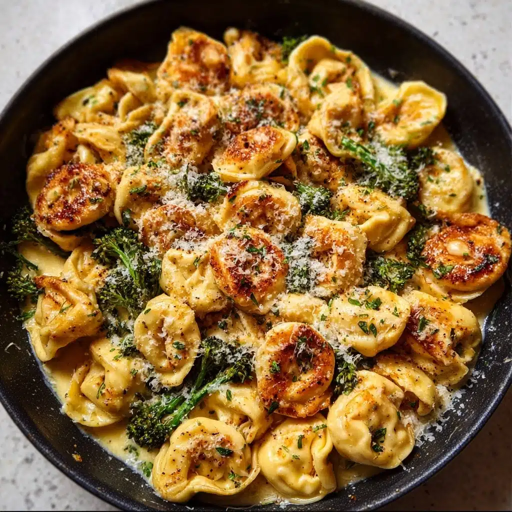 Garlic Parmesan Chicken Tortellini Recipe - Recipe Image
