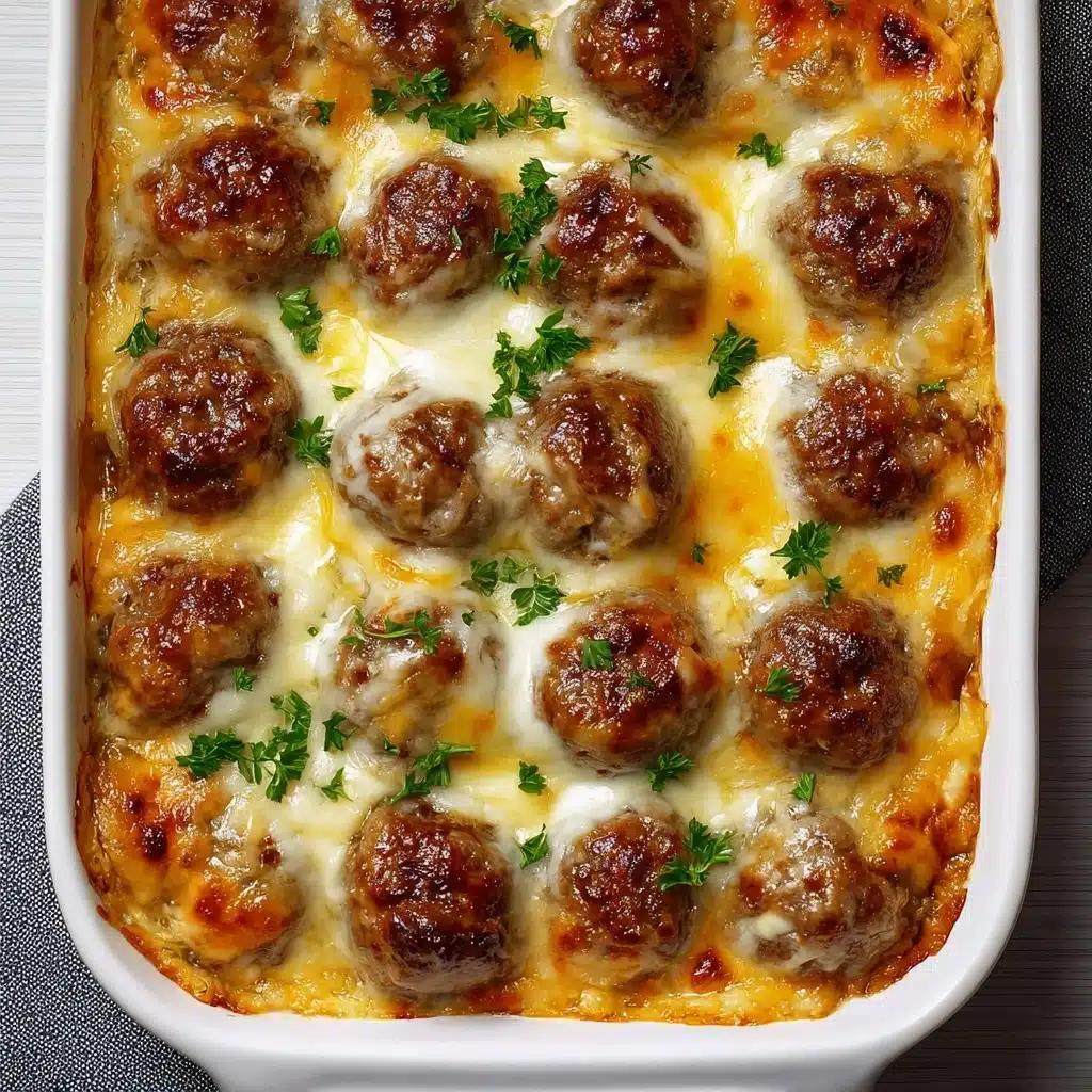 Dump-and-Bake Meatball Casserole Recipe - Recipe Image