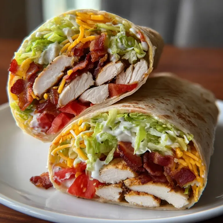 Thai Peanut Chicken Wraps Recipe