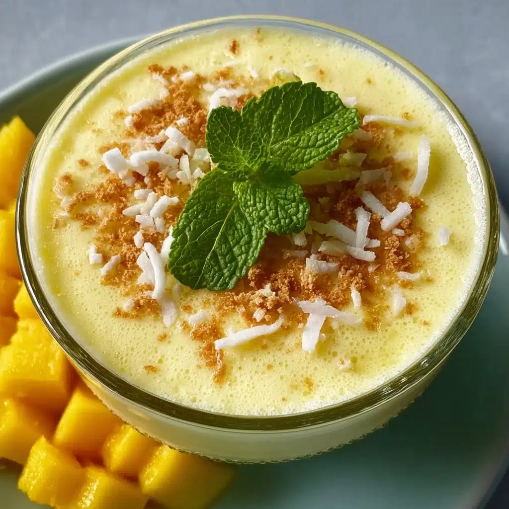 Frothy Tropical Mango Smoothie Recipe - Recipe Image
