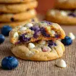 Blueberry White Chocolate Chip Cookies Recipe