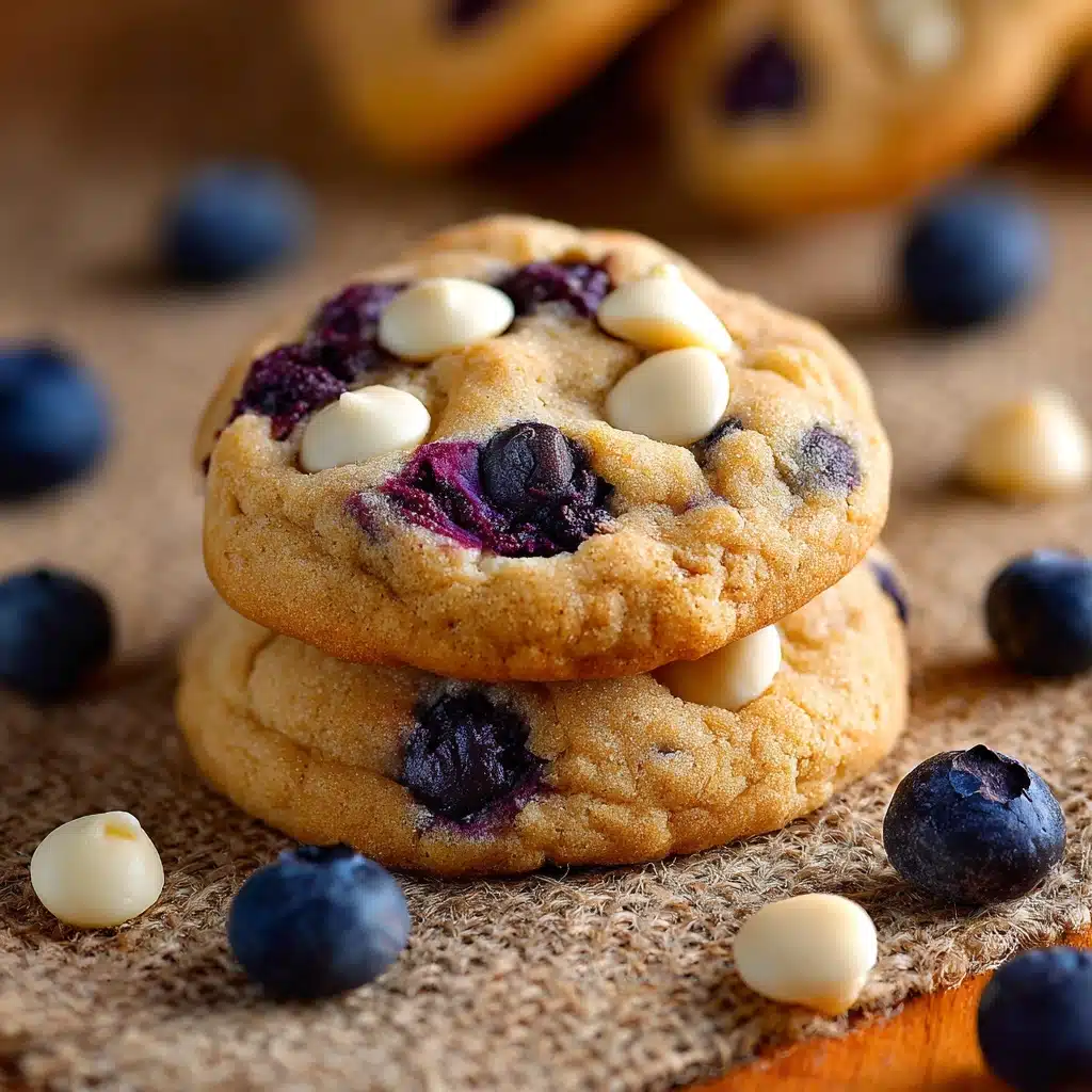 Blueberry White Chocolate Chip Cookies Recipe - Recipe Image