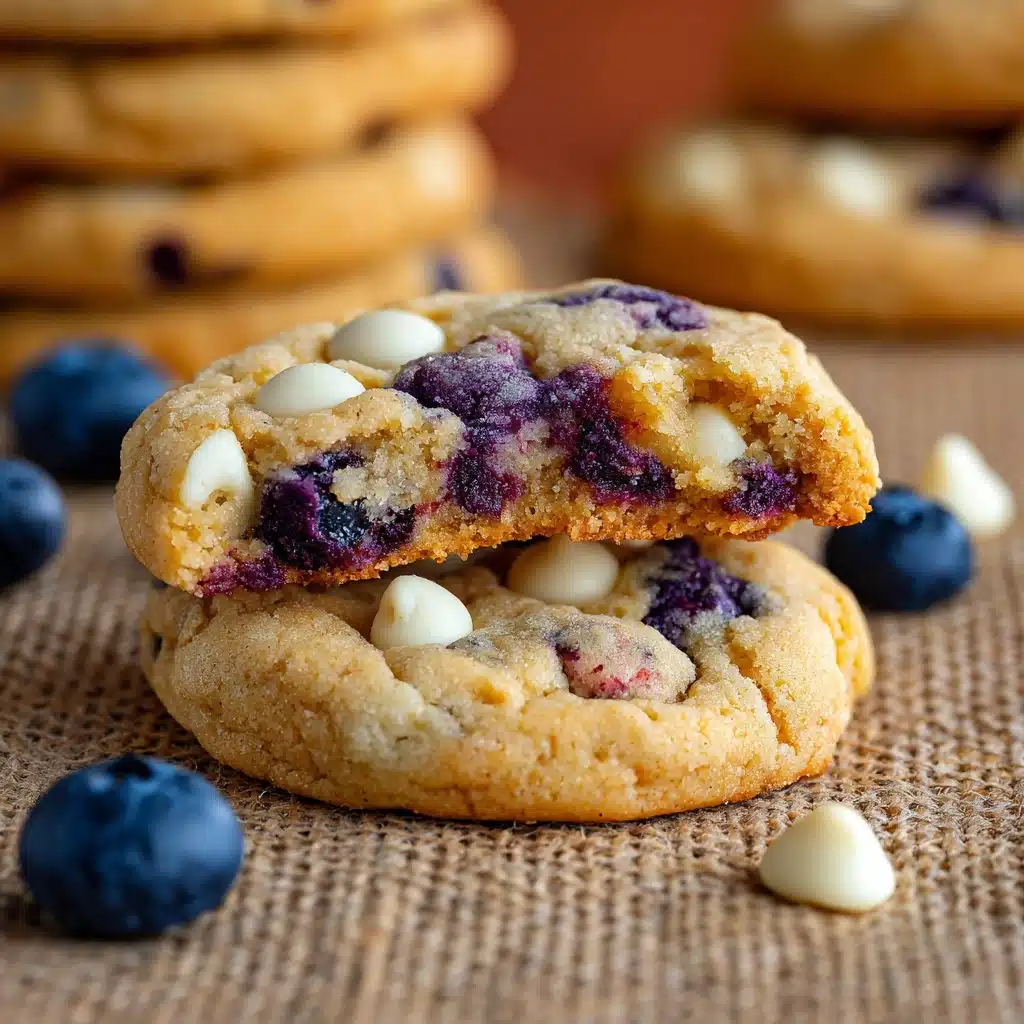 Blueberry White Chocolate Chip Cookies Recipe - Recipe Image
