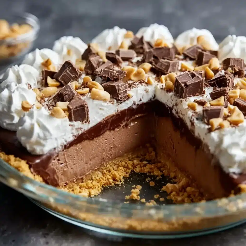 No-Bake Cream Cheese Peanut Butter Pie Recipe - Recipe Image