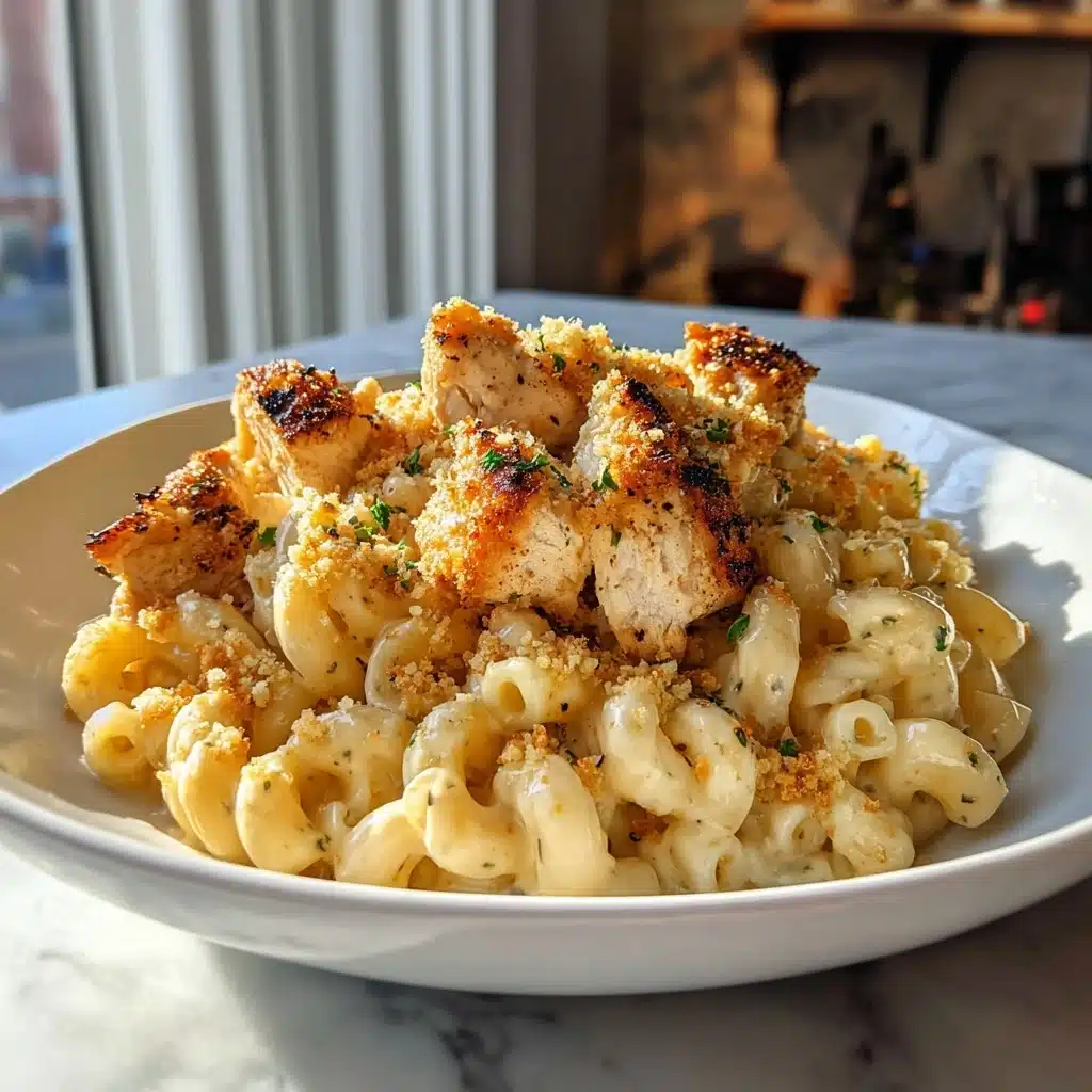 Creamy Chicken Mac and Cheese Recipe - Recipe Image