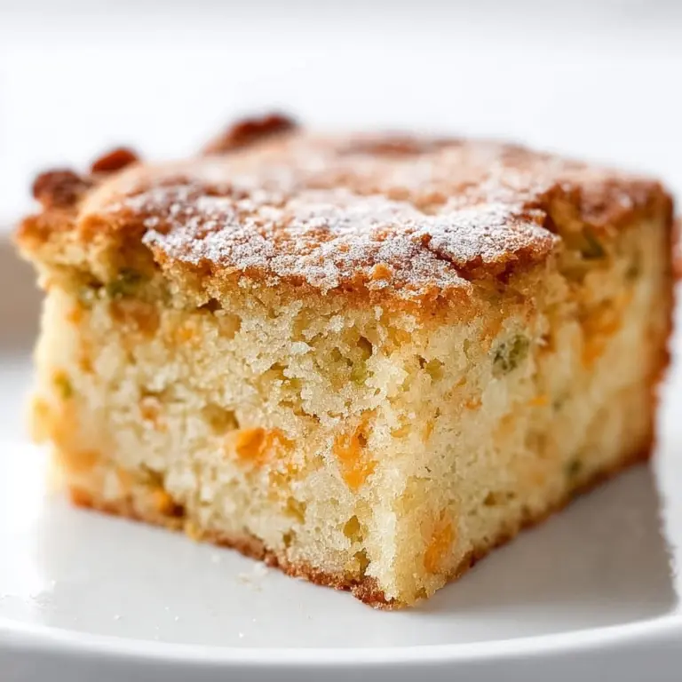 Butterscotch Zucchini Bars Recipe