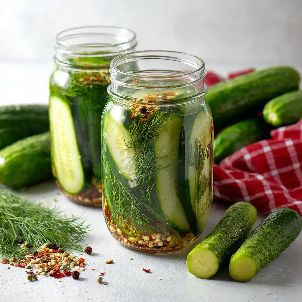 Refrigerator Dill Pickles Recipe - Recipe Image