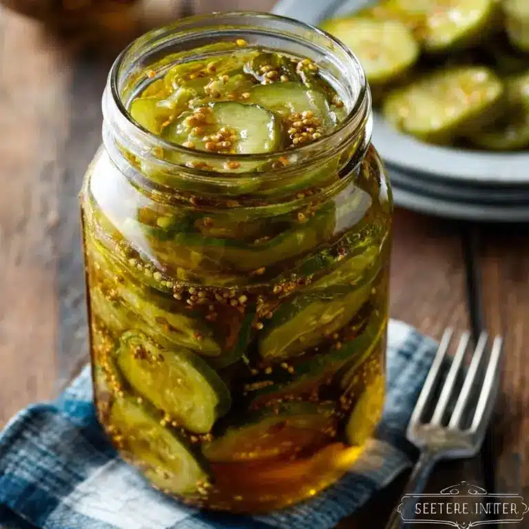 Bread and Butter Pickles Recipe