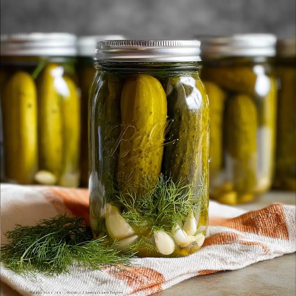 Easy Homemade Dill Pickles Recipe