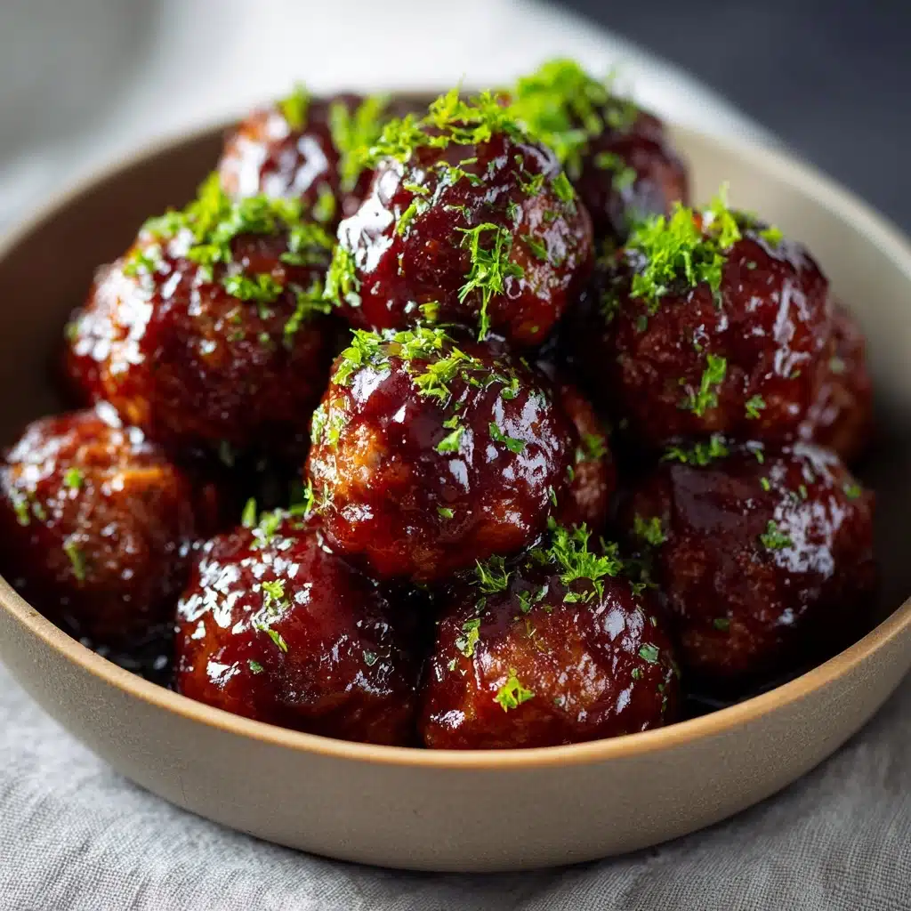 Honey-garlic Bbq Crockpot Meatballs Recipe - Recipe Image