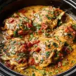 Crockpot Tuscan Garlic Chicken Recipe