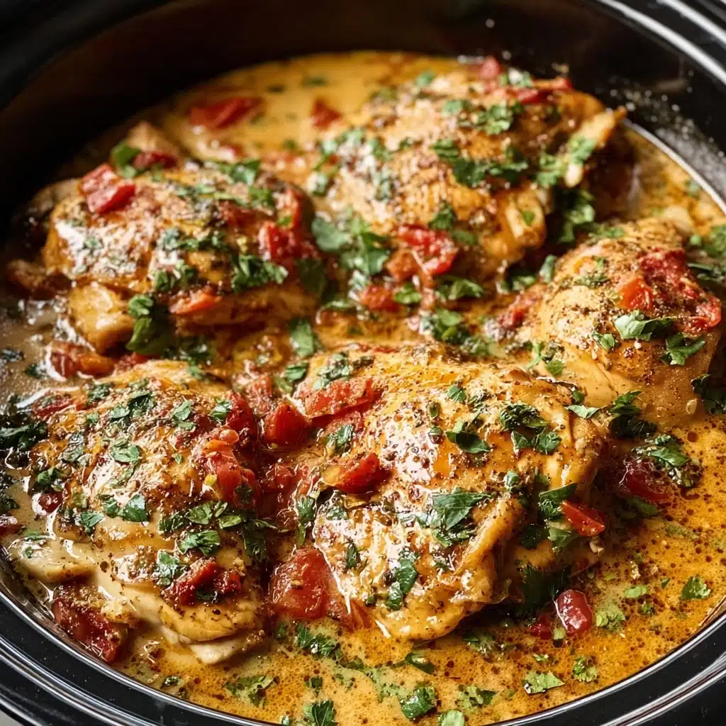 Crockpot Tuscan Garlic Chicken Recipe